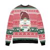 The Moma Gnome Reindeer Snowflake Pattern Ugly Christmas Sweater - Image 2
