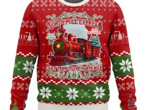 The Polar Express Ugly Christmas Sweater - Image 1