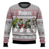 The Puppets Kermit Yoda Pinocchio And Gremlins Ugly Christmas Sweater - Image 1