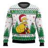 The Simpson Family All Homer Want For Christmas Is You Ugly Christmas Sweater - Image 1