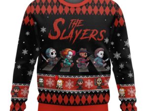 The Slayers Halloween Ugly Christmas Sweater - Image 1