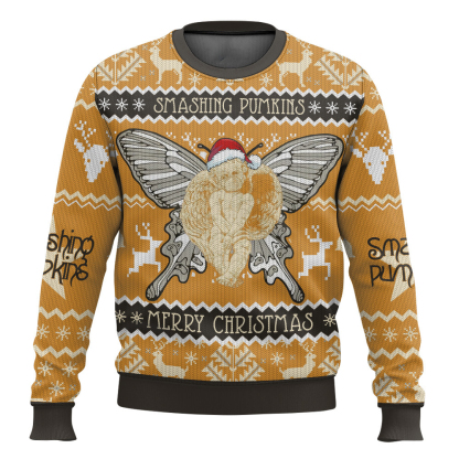 the smashing pumpkins ugly christmas sweater 1 The Smashing Pumpkins Ugly Christmas Sweater - Image 1
