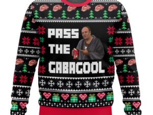 The Sopranos Pass The Gabagool Ugly Christmas Sweater - Image 1