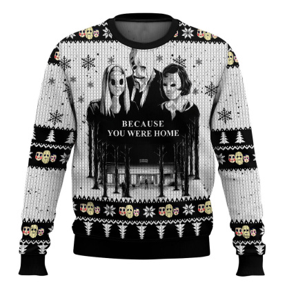 the strangers ugly christmas sweater 1 The Strangers Ugly Christmas Sweater - Image 1