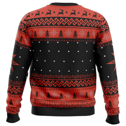 the strongest dragon wargreymon digimon ugly christmas sweater 2 The Strongest Dragon Wargreymon Digimon Ugly Christmas Sweater - Image 2