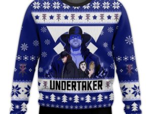 The Undertaker Ugly Christmas Sweater - Image 1