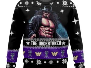 The Undertaker Ugly Christmas Sweater Xmas Gift - Image 1