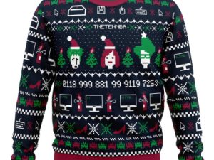 The X Mas Crowd It Crowd Ugly Christmas Sweater - Image 1