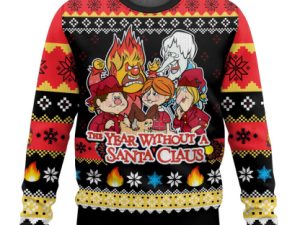The Year Without A Santa Claus Ugly Christmas Sweater - Image 1