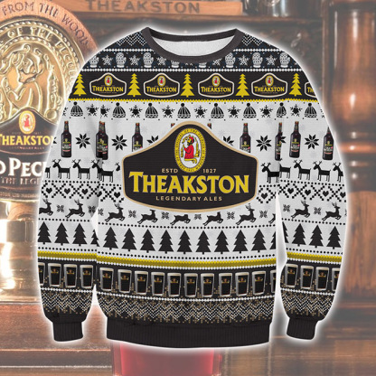 theakston brewery ugly christmas sweater 1 Theakston Brewery Ugly Christmas Sweater - Image 1