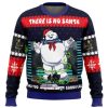 There Is No Santa Ghostbusters Ugly Christmas Sweater - Image 1
