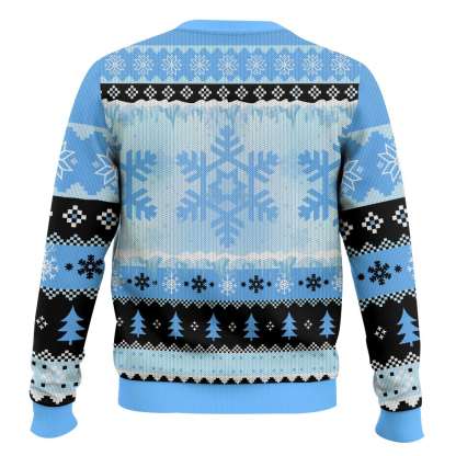 this is fine meme snow snow everywhere ugly christmas sweater 2 This Is Fine Meme Snow Snow Everywhere Ugly Christmas Sweater - Image 2