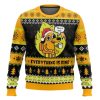 This Is Fine Meme Ugly Christmas Sweater - Image 1