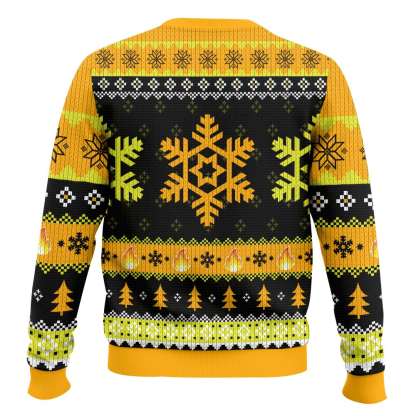 this is fine meme ugly christmas sweater 2 This Is Fine Meme Ugly Christmas Sweater - Image 2