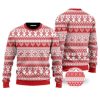 This Is My Red Old Here Ugly Christmas Sweater - Image 1