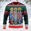 Three Great Hierarchs Ugly Christmas Sweater - Image 1
