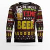 Time For Beer Ugly Christmas Sweater - Image 1