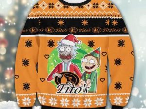 Titos Handmade Rick And Morty Ugly Christmas Sweater - Image 1