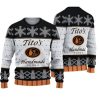 Titos Handmade Vodka Ugly Christmas Sweater Holiday Gift - Image 1