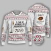 Titos Is My Blood Type Ugly Christmas Sweater - Image 1