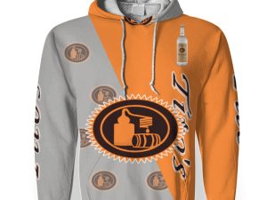 Tito's Vodka And Pattern Logo-3D Unisex Hoodie - Image 1