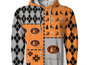 Tito's Vodka Merry Christmas And -3D Unisex Hoodie - Image 1