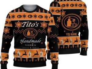 Titos Winter Snowflakes Ugly Christmas Sweater - Image 1