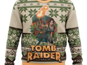 Tomb Raider Alt Ugly Christmas Sweater - Image 1