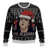 Tommy Wiseau Oh Hi Santa Ugly Christmas Sweater - Image 1