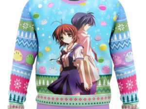 Tomoya And Nagisa Clannad Ugly Christmas Sweater - Image 1