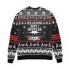 Top Gun Because I Was Inverted Snowflake Pattern Ugly Christmas Sweater - Image 2