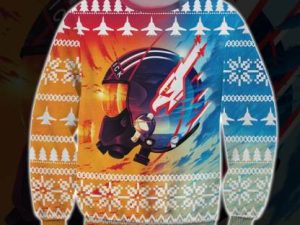 Top Gun Ugly Christmas Sweater Unisex - Image 1