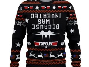 Top Gun Ugly Christmas Sweaters - Image 1