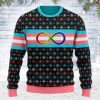 Transgender Autistic Flag Ugly Christmas Sweater - Image 1