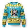 Tropical Xmas Ugly Christmas Sweater Its Hot As Balls Of Holly Out Here - Image 1