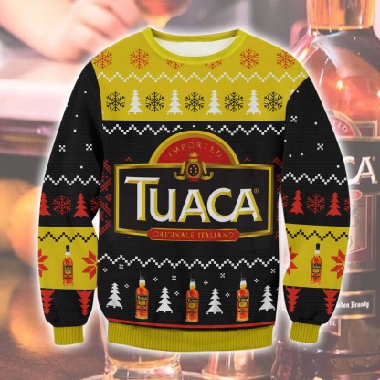 tuaca ugly christmas sweater 1 Tuaca Ugly Christmas Sweater - Image 1