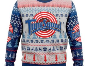 Tunesquad Space Jam Ugly Christmas Sweater - Image 1