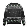Twin Peaks Christmas Is Happening Again Snowflake Pattern Ugly Christmas Sweater - Image 2