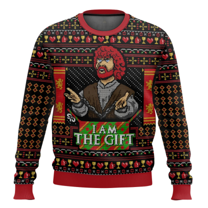 tyrion lannister game of thrones ugly christmas sweater 1 Tyrion Lannister Game Of Thrones Ugly Christmas Sweater - Image 1