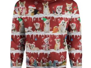 Ugly Christmas Dog Custom Sweater Apparel - Image 1