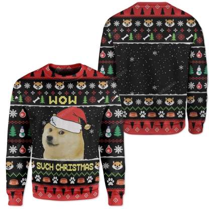 ugly christmas dog sweater 1 Ugly Christmas Dog Sweater - Image 1