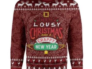 Ugly Christmas Friends Custom Sweater Apparel - Image 1