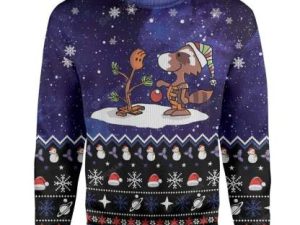 Ugly Christmas In Galaxy Sweater Apparel - Image 1
