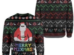 Ugly Christmas Santa Sweater - Image 1