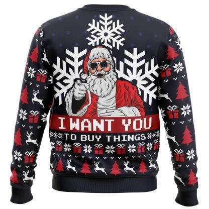 uncle santa claus ugly christmas sweater holiday gift 2 Uncle Santa Claus Ugly Christmas Sweater Holiday Gift - Image 2