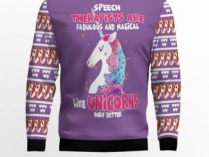 Unicorn Magical Ugly Christmas Sweater - Image 1