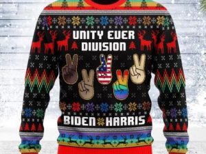Unity Ever Division Ugly Christmas Sweater - Image 1