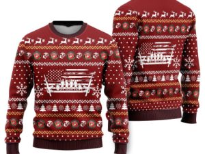 Us Marine Corps Ugly Christmas Sweater - Image 1