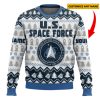 Us Space Force Custom Ugly Christmas Sweater - Image 1