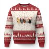 Ute Christmas Chickens Ugly Christmas Sweater Xmas Farm Animals - Image 1